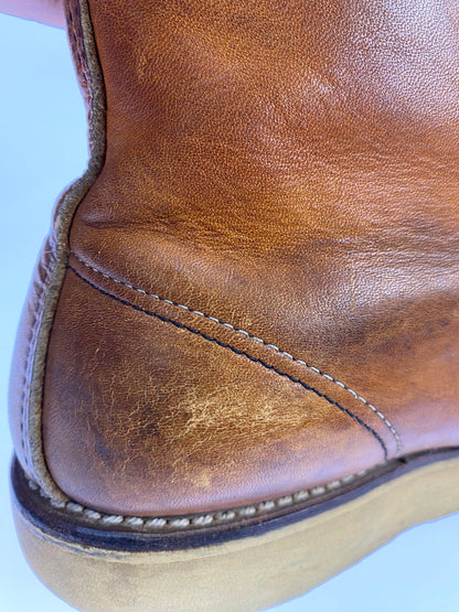 【中古品】【メンズ】 RED WING レッドウィング 90's IRISH SETTER CLASSIC MOC TOE BOOTS 875 90年代 アイリッシュセッター クラシックモックトゥー ブーツ 靴 サイド刺繍羽タグ 164-251011-kk-15-min サイズ：9 カラー：ブラウン系 万代Net店