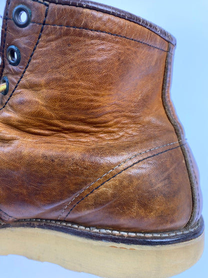 【中古品】【メンズ】 RED WING レッドウィング 90's IRISH SETTER CLASSIC MOC TOE BOOTS 875 90年代 アイリッシュセッター クラシックモックトゥー ブーツ 靴 サイド刺繍羽タグ 164-251011-kk-15-min サイズ：9 カラー：ブラウン系 万代Net店