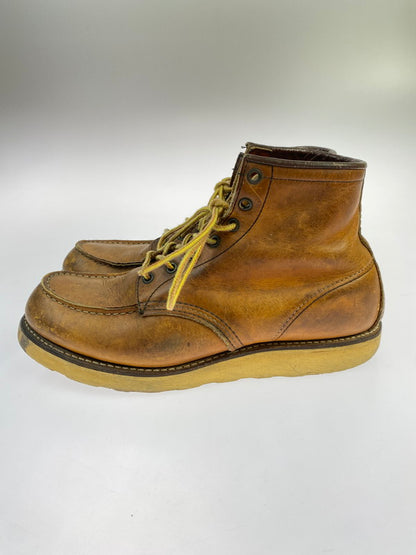 【中古品】【メンズ】 RED WING レッドウィング 90's IRISH SETTER CLASSIC MOC TOE BOOTS 875 90年代 アイリッシュセッター クラシックモックトゥー ブーツ 靴 サイド刺繍羽タグ 164-251011-kk-15-min サイズ：9 カラー：ブラウン系 万代Net店
