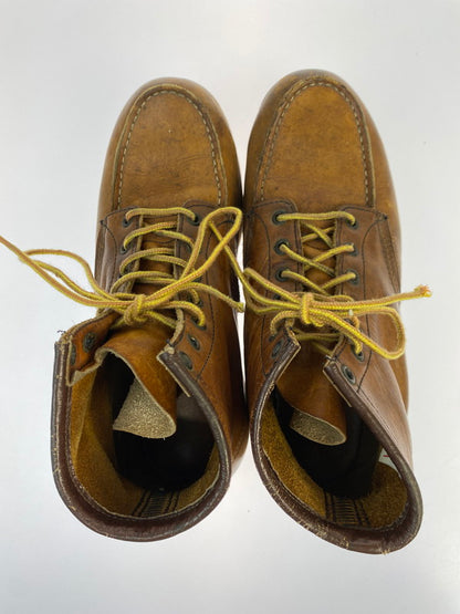 【中古品】【メンズ】 RED WING レッドウィング 90's IRISH SETTER CLASSIC MOC TOE BOOTS 875 90年代 アイリッシュセッター クラシックモックトゥー ブーツ 靴 サイド刺繍羽タグ 164-251011-kk-15-min サイズ：9 カラー：ブラウン系 万代Net店