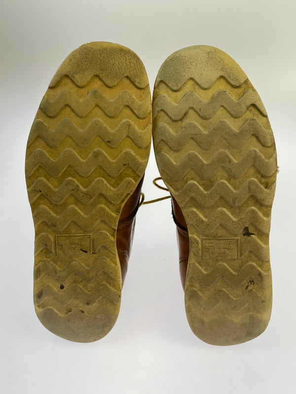 【中古品】【メンズ】 RED WING レッドウィング 90's IRISH SETTER CLASSIC MOC TOE BOOTS 875 90年代 アイリッシュセッター クラシックモックトゥー ブーツ 靴 サイド刺繍羽タグ 164-251011-kk-15-min サイズ：9 カラー：ブラウン系 万代Net店
