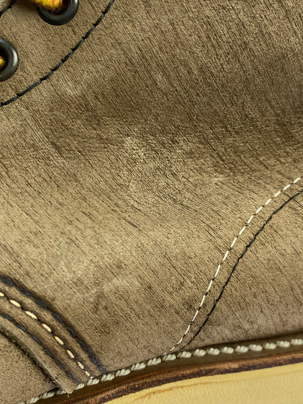 【中古品】【メンズ】 RED WING レッドウィング 90's IRISH SETTER MOC TOE BOOTS 2877 90年代 アイリッシュセッター モックトゥー ブーツ 靴 サイド刺繍羽タグ 164-251011-kk-14-min サイズ：8 1/2E カラー：グレー系 万代Net店