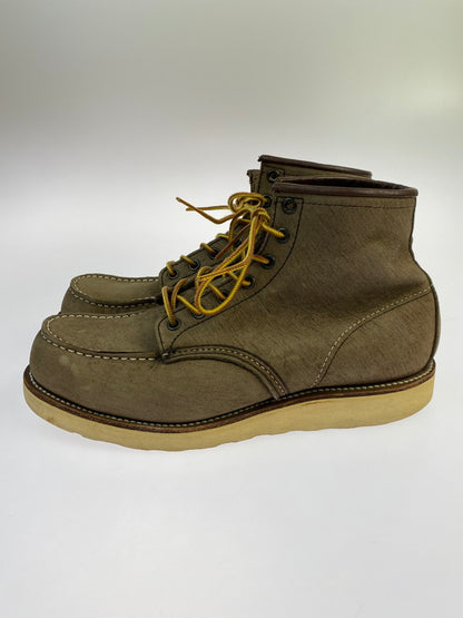 【中古品】【メンズ】 RED WING レッドウィング 90's IRISH SETTER MOC TOE BOOTS 2877 90年代 アイリッシュセッター モックトゥー ブーツ 靴 サイド刺繍羽タグ 164-251011-kk-14-min サイズ：8 1/2E カラー：グレー系 万代Net店