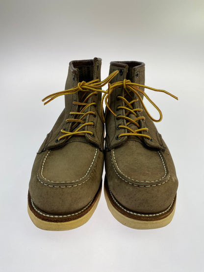 【中古品】【メンズ】 RED WING レッドウィング 90's IRISH SETTER MOC TOE BOOTS 2877 90年代 アイリッシュセッター モックトゥー ブーツ 靴 サイド刺繍羽タグ 164-251011-kk-14-min サイズ：8 1/2E カラー：グレー系 万代Net店