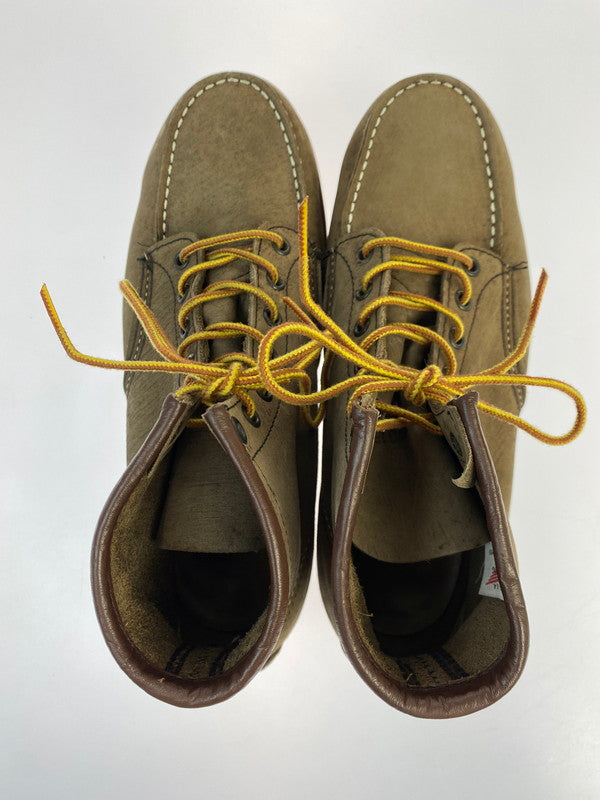 【中古品】【メンズ】 RED WING レッドウィング 90's IRISH SETTER MOC TOE BOOTS 2877 90年代 アイリッシュセッター モックトゥー ブーツ 靴 サイド刺繍羽タグ 164-251011-kk-14-min サイズ：8 1/2E カラー：グレー系 万代Net店