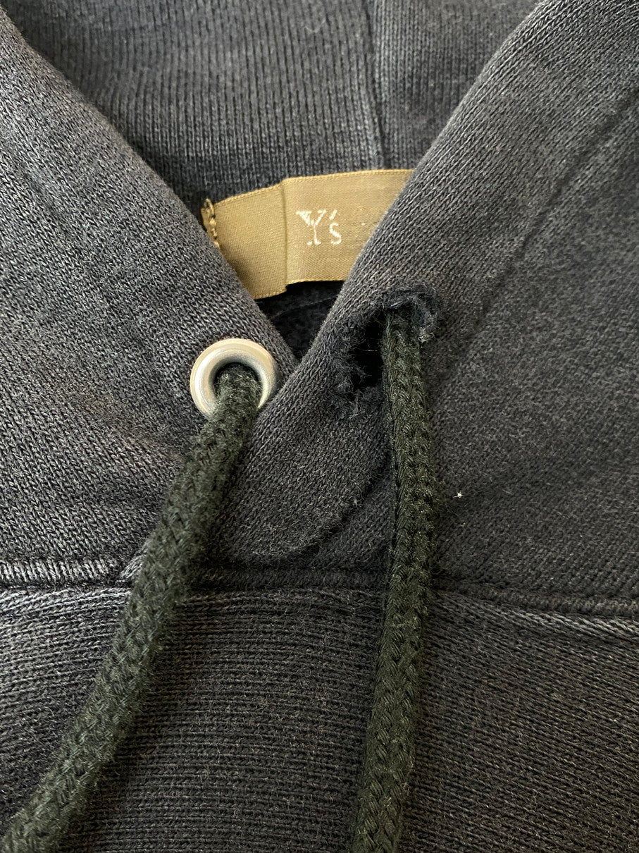 【中古品】【メンズ】 Y's for men ワイズ フォー メン YFM LOGO COLLEGE HOODIE YFM ロゴ カレッジフーディー トップス プルオーバーパーカー 140-251011-kk-26-min サイズ：3 カラー：ブラック 万代Net店