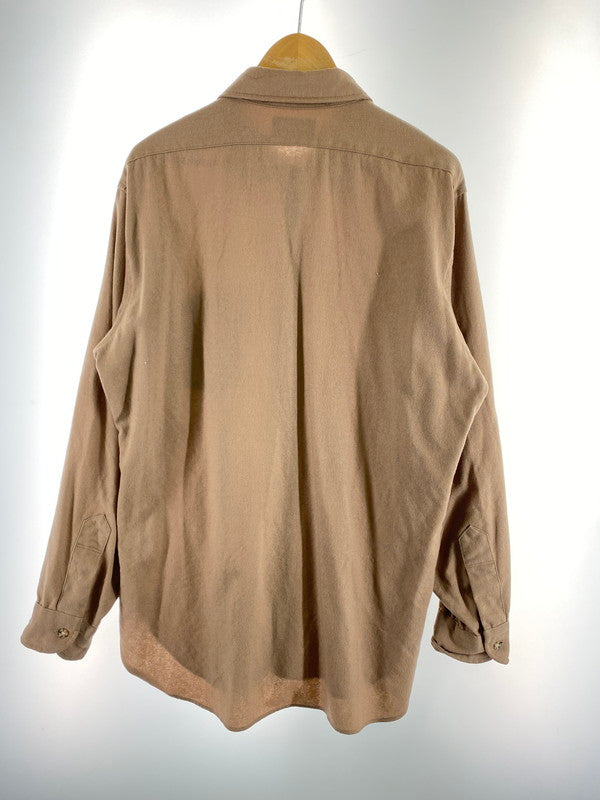 【中古品】【メンズ】 PENDLETON ペンドルトン 70's L/s WOOL SHIRT VINTAGE 70年代 ロングスリーブ ウールシャツ 長袖 トップス ヴィンテージ 144-251029-kk-03-min サイズ：L カラー：ブラウン 万代Net店