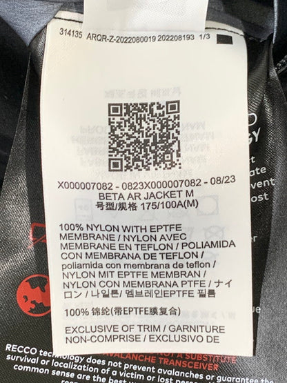 【中古品】【メンズ】 ARC'TERYX アークテリクス X000007082 BETA AR JACKET ジャケット 144-251018-ks-03-min サイズ：M カラー：ブラック 万代Net店