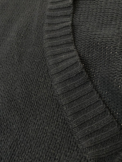 【中古品】【メンズ】 RUBEN KONE ルーベンコネ COTTON CARDIGAN コットンカーディガン トップス 141-251021-kk-67-min サイズ：XL カラー：ブラック 万代Net店