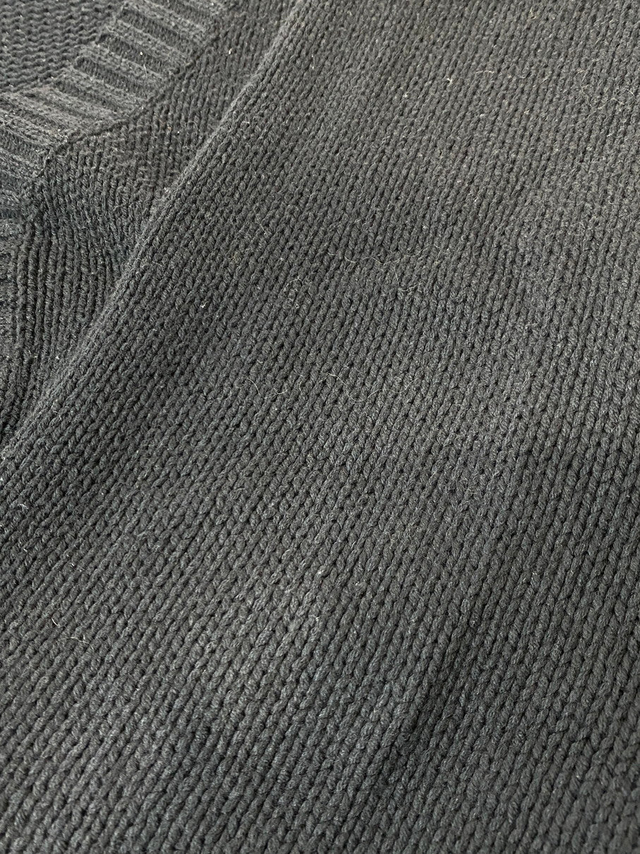 【中古品】【メンズ】 RUBEN KONE ルーベンコネ COTTON CARDIGAN コットンカーディガン トップス 141-251021-kk-67-min サイズ：XL カラー：ブラック 万代Net店
