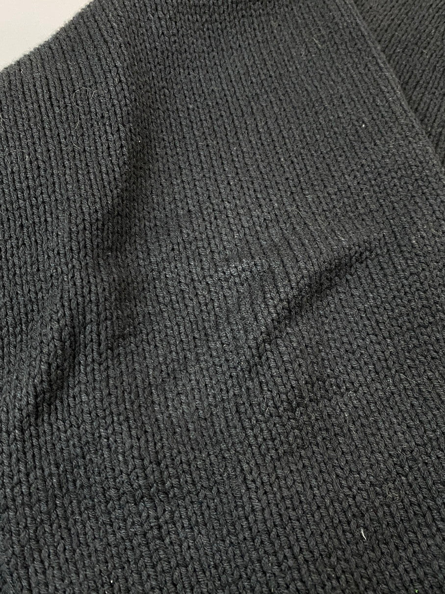 【中古品】【メンズ】 RUBEN KONE ルーベンコネ COTTON CARDIGAN コットンカーディガン トップス 141-251021-kk-67-min サイズ：XL カラー：ブラック 万代Net店