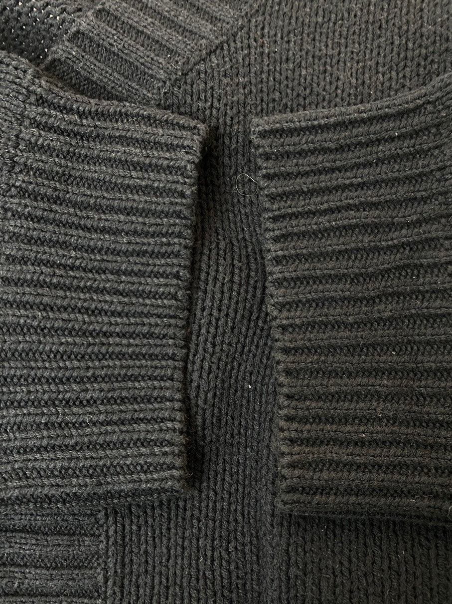 【中古品】【メンズ】 RUBEN KONE ルーベンコネ COTTON CARDIGAN コットンカーディガン トップス 141-251021-kk-67-min サイズ：XL カラー：ブラック 万代Net店