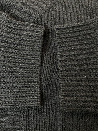 【中古品】【メンズ】 RUBEN KONE ルーベンコネ COTTON CARDIGAN コットンカーディガン トップス 141-251021-kk-67-min サイズ：XL カラー：ブラック 万代Net店