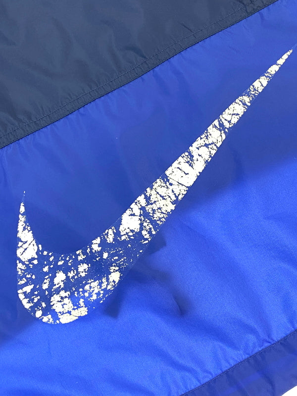 【中古品】【メンズ】 NIKE パリサンジェルマン ナイロンジャケット F7-LNT 90S PSG メンズ ライトアウター サッカーウエア 146-260731-em-30-min サイズ：M カラー：ブルー/ネイビー 万代Net店