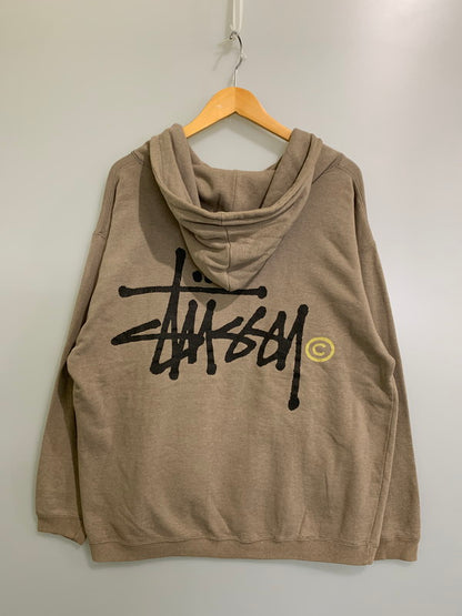 【中古品】【メンズ】 OLD STUSSY オールド ステューシー 80S LOGO PULLOVER HOODIE プルオーバーフーディ 142-251018-ks-08-min サイズ：不明 カラー：ベージュ系 万代Net店