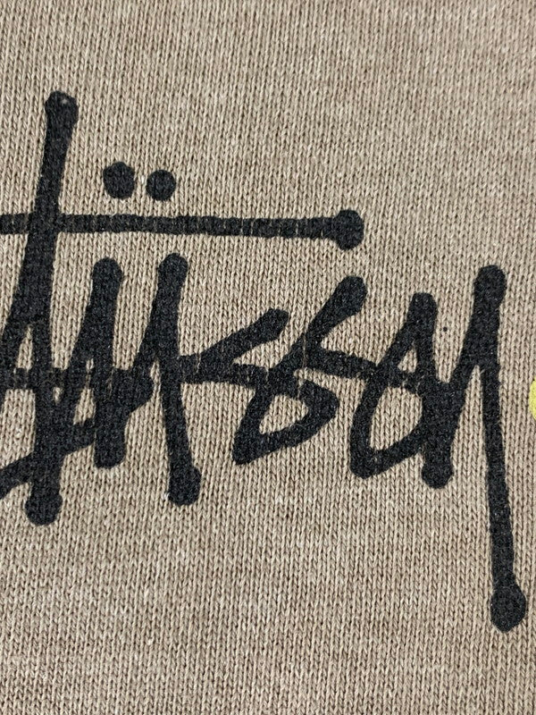 【中古品】【メンズ】 OLD STUSSY オールド ステューシー 80S LOGO PULLOVER HOODIE プルオーバーフーディ 142-251018-ks-08-min サイズ：不明 カラー：ベージュ系 万代Net店