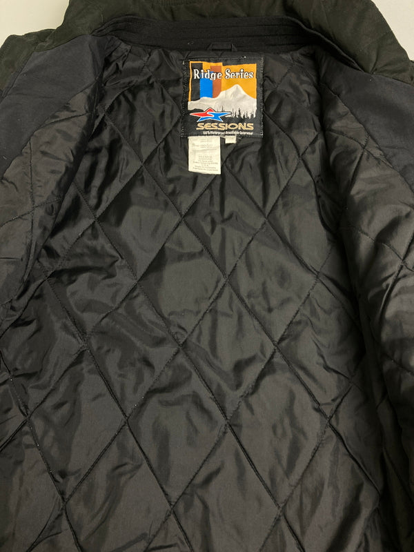 【中古品】【メンズ】 SESSIONS セッションズ 90-00S ZIP UP JACKET ジップアップ ジャケット メンズ アウター 90年代 - 00年代 146-251212-em-18-min カラー：ブラック 万代Net店