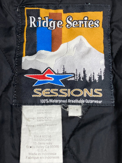 【中古品】【メンズ】 SESSIONS セッションズ 90-00S ZIP UP JACKET ジップアップ ジャケット メンズ アウター 90年代 - 00年代 146-251212-em-18-min カラー：ブラック 万代Net店