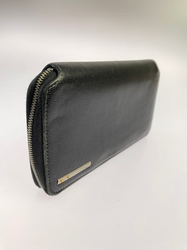 【現状渡し品】【メンズ/レディース】 CARTIER カルティエ L3000942 サントス ドゥ カルティエ ラウンドファスナー ロングウォレット 長財布 181-251019-AS-6-min カラー：ブラック 万代Net店