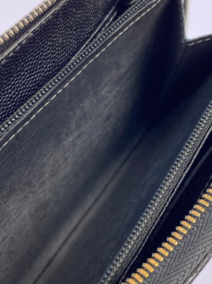 【現状渡し品】【メンズ/レディース】 CARTIER カルティエ L3000942 サントス ドゥ カルティエ ラウンドファスナー ロングウォレット 長財布 181-251019-AS-6-min カラー：ブラック 万代Net店