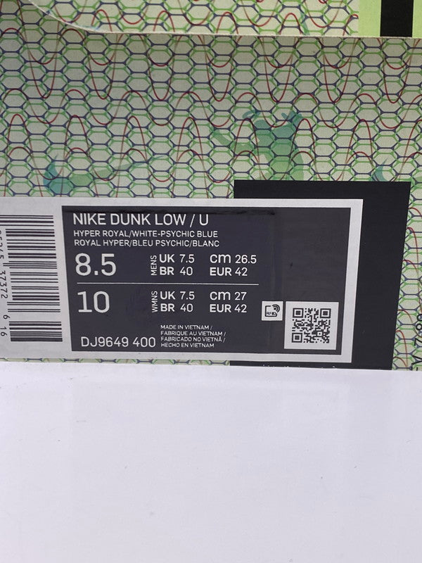 【中古品】【メンズ】 NIKE ナイキ × UNION ユニオン 別注 コラボ DUNK LOW/UNION DJ9649-400 ダンク ロー ユニオン/パスポートパック/アルゴン スニーカー 靴 160-251016-kk-03-min カラー：YPER ROYAL/WHITE-PSYCHIC BL 万代Net店