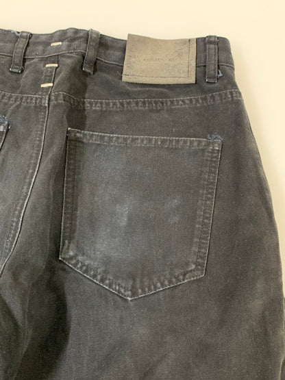 【中古品】【メンズ】 ASKYURSELF アスクユアセルフ ADJUSTABLE FLARE SNAP CARGO PANTS カーゴパンツ メンズ ボトムス ベルリン 153-251019-em-14-min サイズ：29 カラー：ブラック 万代Net店