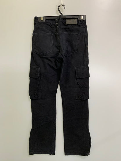 【中古品】【メンズ】 ASKYURSELF アスクユアセルフ ADJUSTABLE FLARE SNAP CARGO PANTS カーゴパンツ メンズ ボトムス ベルリン 153-251019-em-14-min サイズ：29 カラー：ブラック 万代Net店