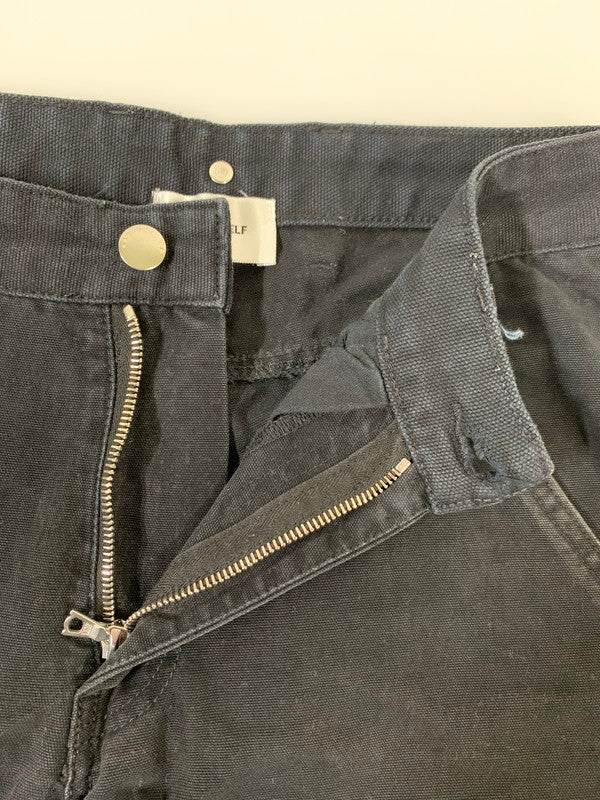 【中古品】【メンズ】 ASKYURSELF アスクユアセルフ ADJUSTABLE FLARE SNAP CARGO PANTS カーゴパンツ メンズ ボトムス ベルリン 153-251019-em-14-min サイズ：29 カラー：ブラック 万代Net店