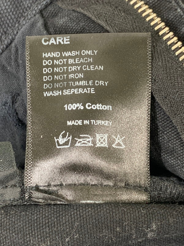 【中古品】【メンズ】 ASKYURSELF アスクユアセルフ ADJUSTABLE FLARE SNAP CARGO PANTS カーゴパンツ メンズ ボトムス ベルリン 153-251019-em-14-min サイズ：29 カラー：ブラック 万代Net店