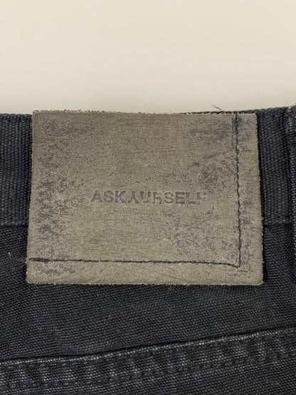 【中古品】【メンズ】 ASKYURSELF アスクユアセルフ ADJUSTABLE FLARE SNAP CARGO PANTS カーゴパンツ メンズ ボトムス ベルリン 153-251019-em-14-min サイズ：29 カラー：ブラック 万代Net店