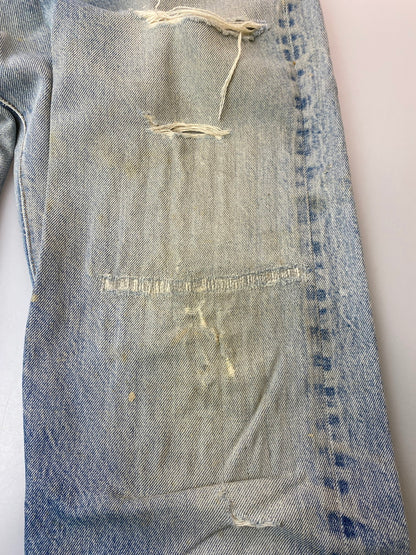 【現状渡し品】【メンズ】 Levi's リーバイス 80S 524刻印 501 スモールE デニムパンツ ボトムス 157-251023-jt-22-min サイズ：W34 L32 カラー：ライトインディゴ 万代Net店
