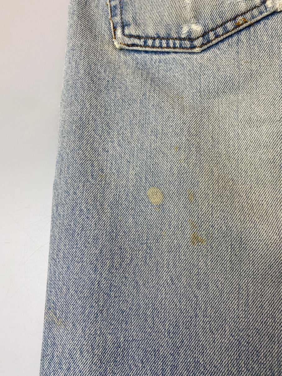 【現状渡し品】【メンズ】 Levi's リーバイス 80S 524刻印 501 スモールE デニムパンツ ボトムス 157-251023-jt-22-min サイズ：W34 L32 カラー：ライトインディゴ 万代Net店