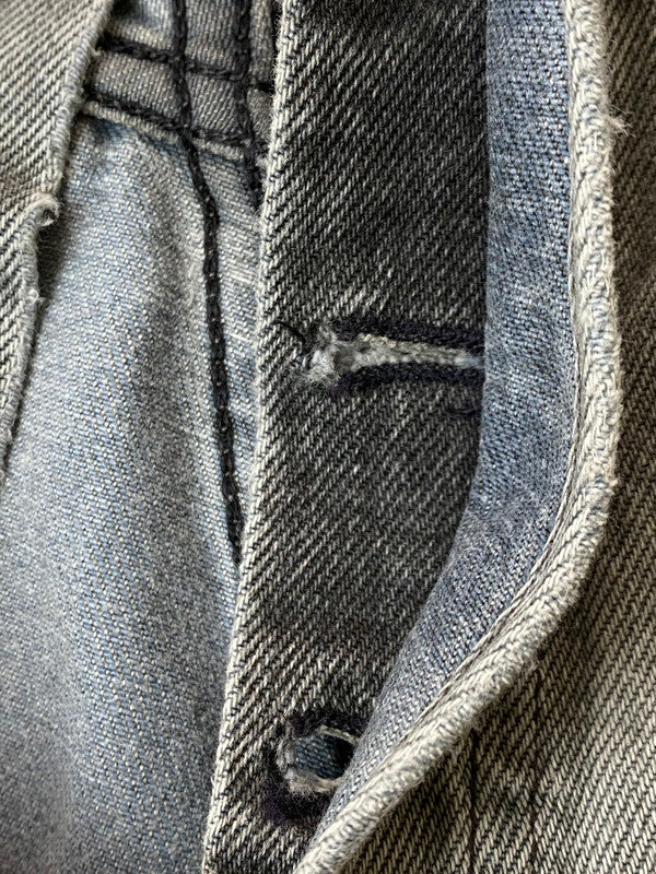 【現状渡し品】【メンズ】 Levi's リーバイス 00S 977刻印 2001年4月製造 501 BLACK DENIM PANTS 501 ブラック デニム パンツ メンズ ボトムス ジーパン ジーンズ ヴィンテージ 157-251109-em-37-min サイズ：W34×L32 カラー：グレー 万代Net店