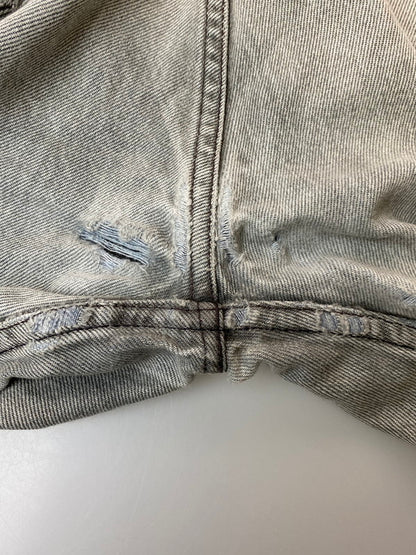 【現状渡し品】【メンズ】 Levi's リーバイス 00S 977刻印 2001年4月製造 501 BLACK DENIM PANTS 501 ブラック デニム パンツ メンズ ボトムス ジーパン ジーンズ ヴィンテージ 157-251109-em-37-min サイズ：W34×L32 カラー：グレー 万代Net店