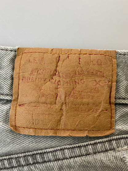 【現状渡し品】【メンズ】 Levi's リーバイス 00S 977刻印 2001年4月製造 501 BLACK DENIM PANTS 501 ブラック デニム パンツ メンズ ボトムス ジーパン ジーンズ ヴィンテージ 157-251109-em-37-min サイズ：W34×L32 カラー：グレー 万代Net店