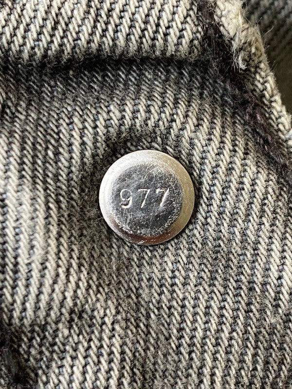 【現状渡し品】【メンズ】 Levi's リーバイス 00S 977刻印 2001年4月製造 501 BLACK DENIM PANTS 501 ブラック デニム パンツ メンズ ボトムス ジーパン ジーンズ ヴィンテージ 157-251109-em-37-min サイズ：W34×L32 カラー：グレー 万代Net店