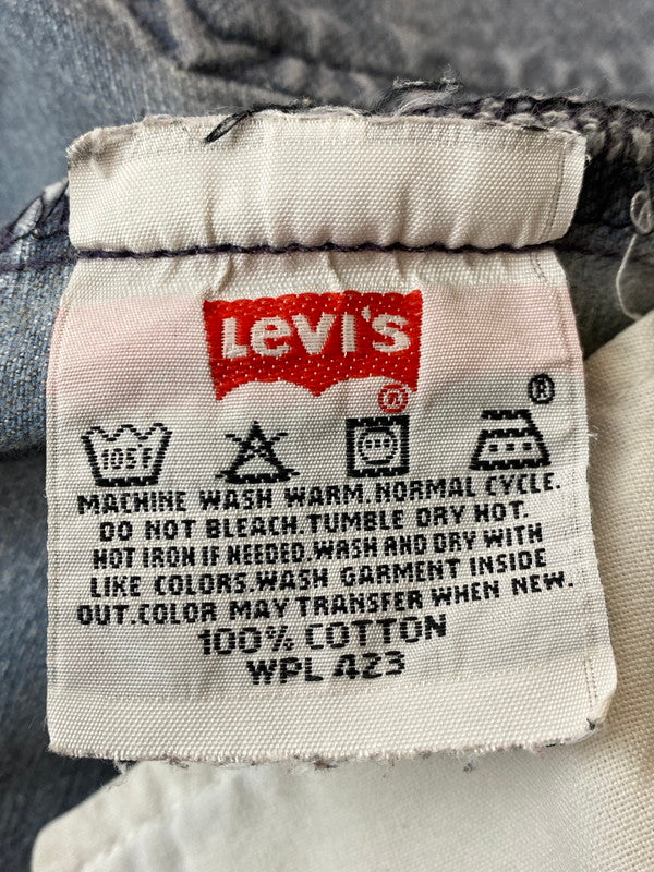 【現状渡し品】【メンズ】 Levi's リーバイス 00S 977刻印 2001年4月製造 501 BLACK DENIM PANTS 501 ブラック デニム パンツ メンズ ボトムス ジーパン ジーンズ ヴィンテージ 157-251109-em-37-min サイズ：W34×L32 カラー：グレー 万代Net店