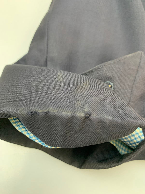 【現状渡し品】【メンズ】 ALFRED DUNHILL アルフレッド ダンヒル RAYON DOUBLE TAILORED JACKET レーヨン ダブル テーラード ジャケット SUPER100S NAVY メンズ アウター 141-260703-hu-25-min カラー：ネイビー 万代Net店