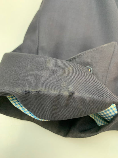 【現状渡し品】【メンズ】 ALFRED DUNHILL アルフレッド ダンヒル RAYON DOUBLE TAILORED JACKET レーヨン ダブル テーラード ジャケット SUPER100S NAVY メンズ アウター 141-260703-hu-25-min カラー：ネイビー 万代Net店