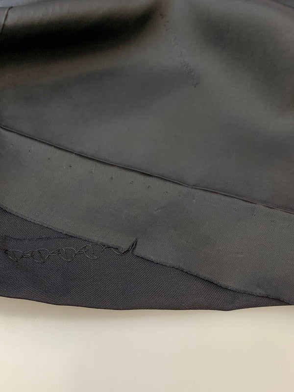 【現状渡し品】【メンズ】 ALFRED DUNHILL アルフレッド ダンヒル RAYON DOUBLE TAILORED JACKET レーヨン ダブル テーラード ジャケット SUPER100S NAVY メンズ アウター 141-260703-hu-25-min カラー：ネイビー 万代Net店