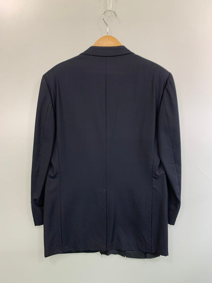 【現状渡し品】【メンズ】 ALFRED DUNHILL アルフレッド ダンヒル RAYON DOUBLE TAILORED JACKET レーヨン ダブル テーラード ジャケット SUPER100S NAVY メンズ アウター 141-260703-hu-25-min カラー：ネイビー 万代Net店
