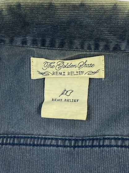 【現状渡し品】【メンズ】 REMI RELIEF レミレリーフ コーデュロイトラッカージャケット 140-260725-zi-01-min サイズ：S 万代Net店