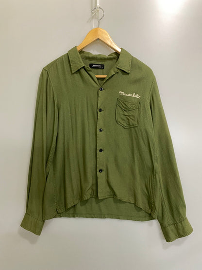 【現状渡し品】【メンズ】 RUDE GALLERY ルードギャラリー RAYON SHIRT レーヨン シャツ メンズ 長袖 142-260630-hu-29-min サイズ：2 カラー：グリーン系 万代Net店