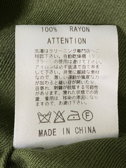 【現状渡し品】【メンズ】 RUDE GALLERY ルードギャラリー RAYON SHIRT レーヨン シャツ メンズ 長袖 142-260630-hu-29-min サイズ：2 カラー：グリーン系 万代Net店