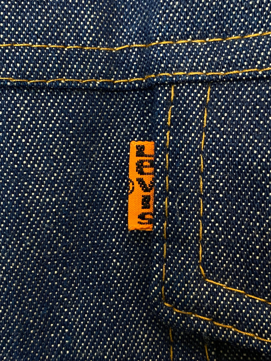 【中古品】【メンズ】 LEVI'S SKI スキーリーバイス 中綿 DENIM JACKET 70'S デニム ジャケット 70年代 ヴィンテージ メンズ アウター 146-251019-em-43-min サイズ：11/12 カラー：インディゴブルー 万代Net店