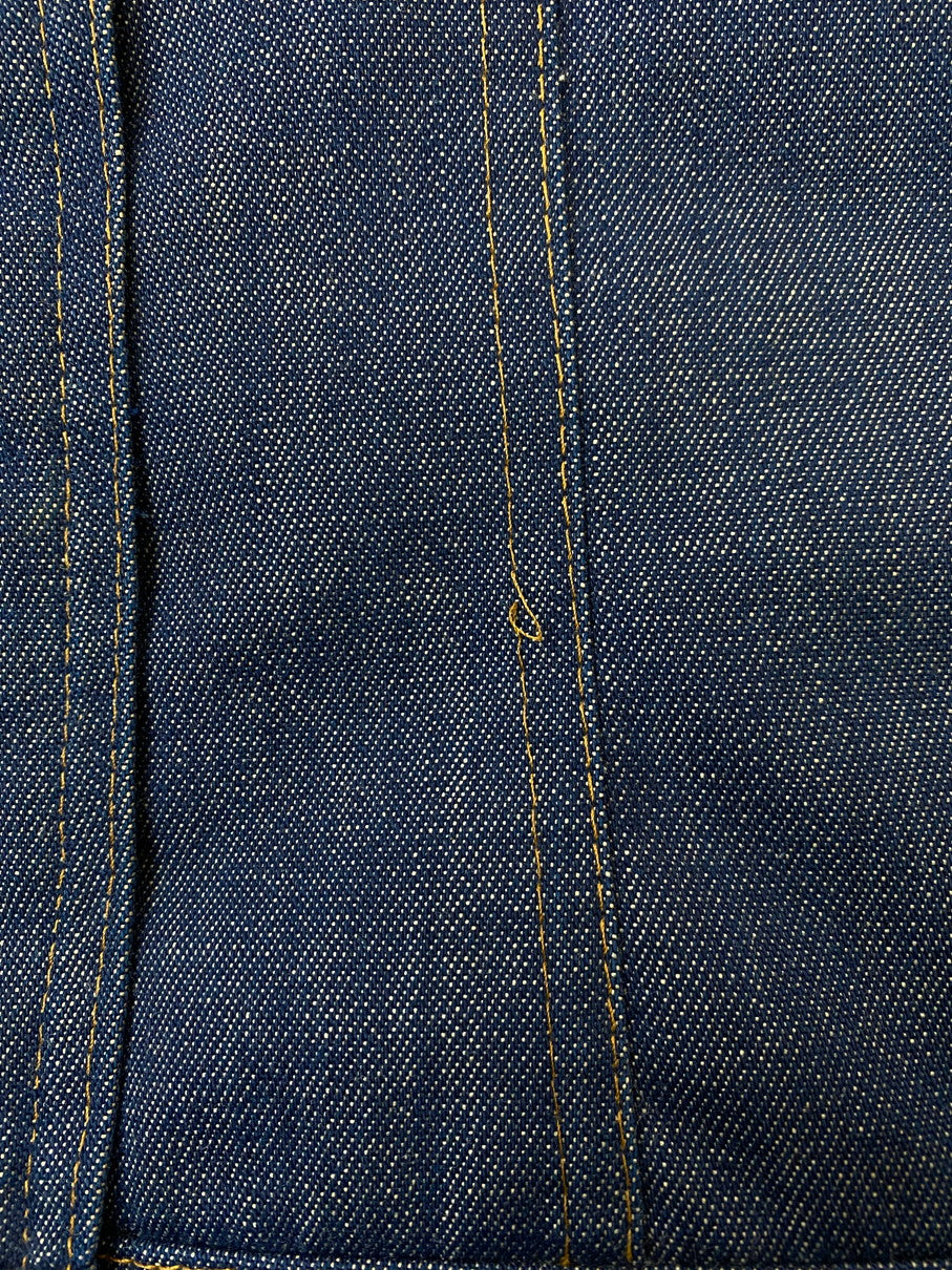 【中古品】【メンズ】 LEVI'S SKI スキーリーバイス 中綿 DENIM JACKET 70'S デニム ジャケット 70年代 ヴィンテージ メンズ アウター 146-251019-em-43-min サイズ：11/12 カラー：インディゴブルー 万代Net店