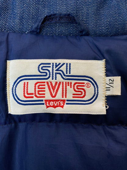【中古品】【メンズ】 LEVI'S SKI スキーリーバイス 中綿 DENIM JACKET 70'S デニム ジャケット 70年代 ヴィンテージ メンズ アウター 146-251019-em-43-min サイズ：11/12 カラー：インディゴブルー 万代Net店