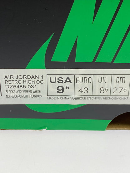 【未使用品】【メンズ】 NIKE ナイキ AIR JORDAN 1 RETRO HIGH OG CELTICS DZ5485-031 エア ジョーダン 1 レトロ ハイ オリジナル セルティックス スニーカー 靴 160-251016-kk-06-min カラー：BLACK/LUCKY GREEN-WHITE 万代Net店