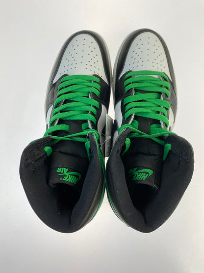 【未使用品】【メンズ】 NIKE ナイキ AIR JORDAN 1 RETRO HIGH OG CELTICS DZ5485-031 エア ジョーダン 1 レトロ ハイ オリジナル セルティックス スニーカー 靴 160-251016-kk-06-min カラー：BLACK/LUCKY GREEN-WHITE 万代Net店