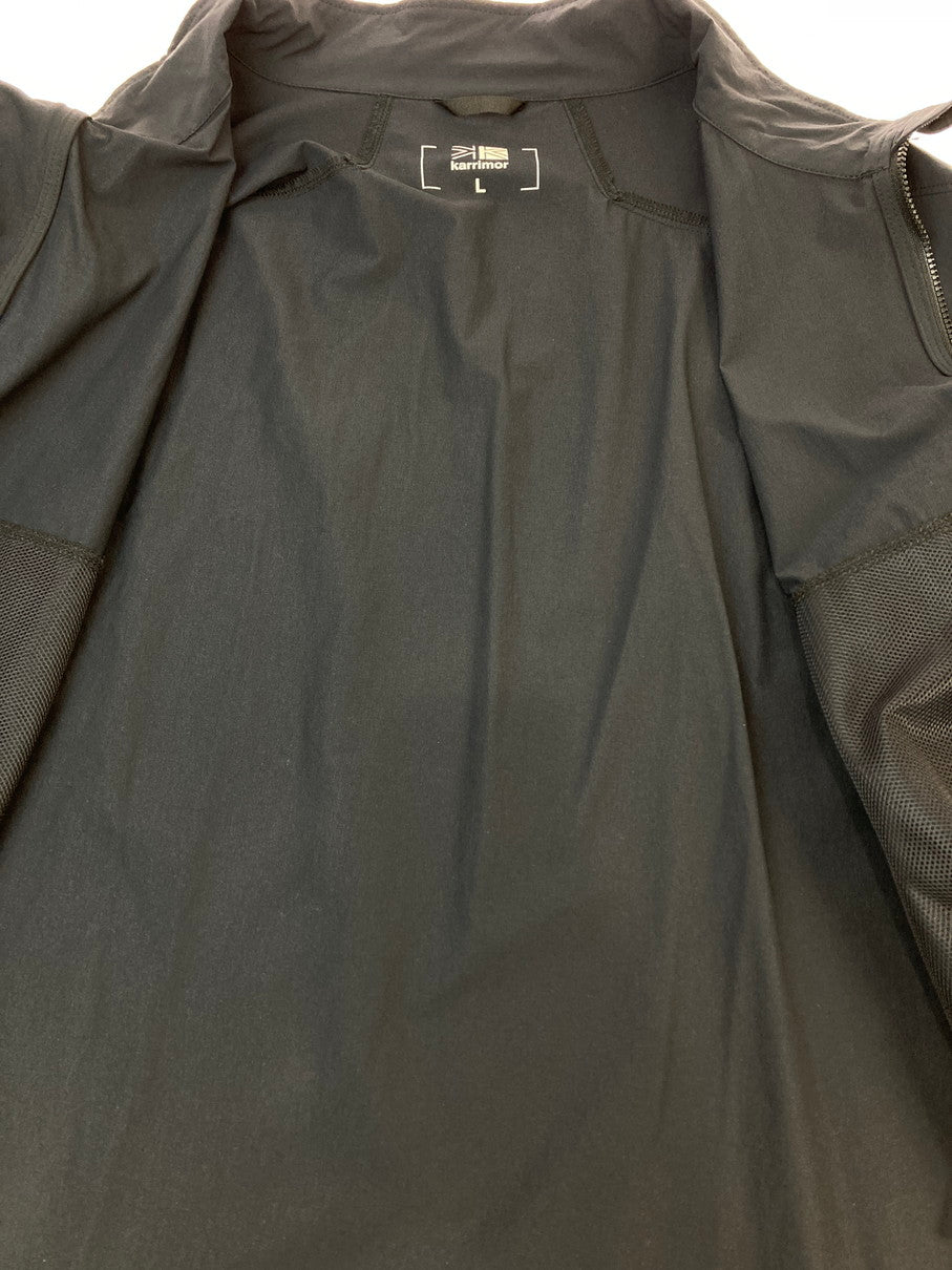 【中古品】【メンズ】 KARRIMOR カリマー 101532 SOFTSHELL ZIP-UP ソフトシェル ジップアップ アウター 144-251025-cn-29-min サイズ：L カラー：チャコールブラック 万代Net店